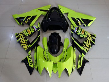 04-05 Alta Visibilidad Amarillo & Negro ZX10R Carenado