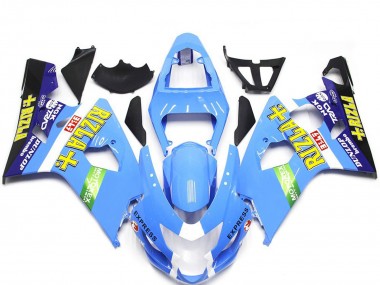 04-05 Estilo Azul Claro Rizla GSXR 600-750 Carenado