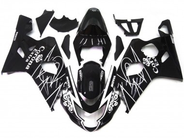 04-05 Estilo Negro Brillante Corona GSXR 600-750 Carenado