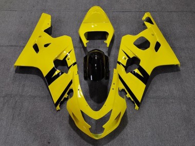 04-05 Estilo Personalizado OEM Amarillo Brillante Brillante GSXR 600-750 Carenado