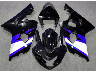 04-05 Negro Brillante & Azul GSXR 600-750 Carenado