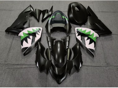 04-05 Negro Mate & Verde ZX10R Carenado