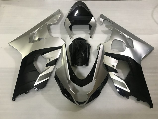04-05 Plata Mate & Negro GSXR 600-750 Carenado 04-05 Plata Mate & Negro GSXR 600-750 Carenado