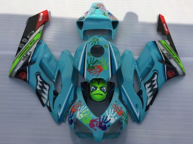 04-05 Tiburón Azul Claro CBR1000RR Carenado