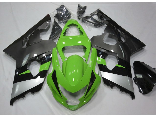 04-05 Verde & Plata GSXR 600-750 Carenado 04-05 Verde & Plata GSXR 600-750 Carenado