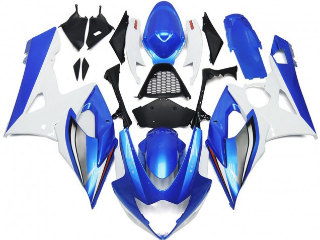 05-06 Azul Brillante & Blanco GSXR 1000 Carenado 05-06 Azul Brillante & Blanco GSXR 1000 Carenado