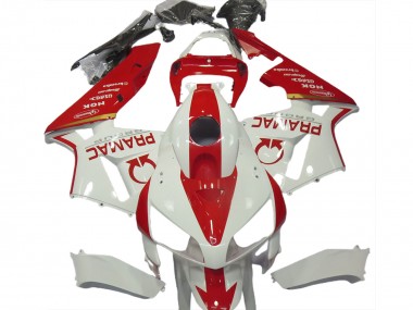 05-06 Blanco & Rojo Personalizado CBR600RR Carenado