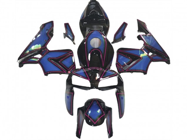 05-06 Contorno Azul Profundo & Rosa CBR600RR Carenado 05-06 Contorno Azul Profundo & Rosa CBR600RR Carenado