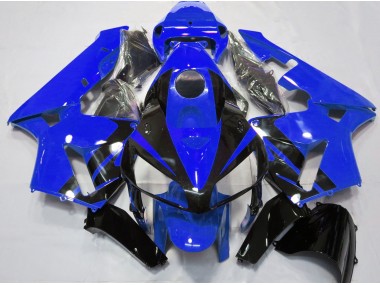 05-06 Diseño Azul Brillante & Negro CBR600RR Carenado