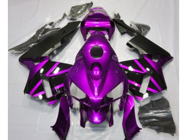 05-06 Diseño Morado & Negro Brillante CBR600RR Carenado