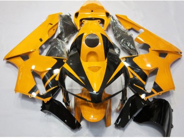 05-06 Diseño Naranja Brillante & Negro Brillante CBR600RR Carenado