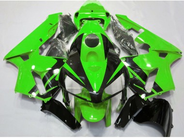 05-06 Diseño Verde & Negro Brillante CBR600RR Carenado