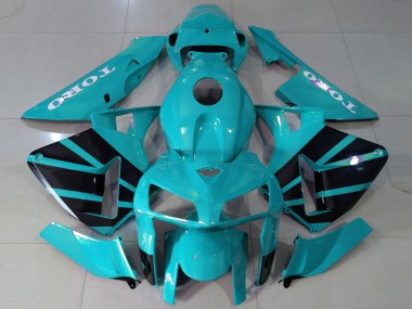 05-06 Estilo Verde Azulado OEM CBR600RR Carenado