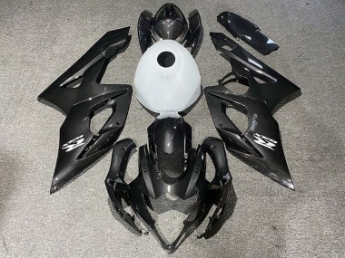05-06 Fibra De Carbono Estilo & Blanco Brillante GSXR 1000 Carenado