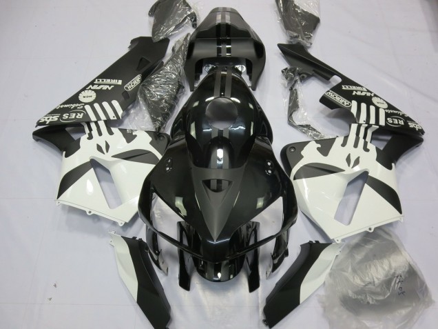 05-06 Logotipos En Negro Mate & Puisher CBR600RR Carenado 05-06 Logotipos En Negro Mate & Puisher CBR600RR Carenado