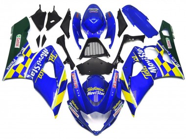 05-06 Movistar Cheque Azul & Amarillo GSXR 1000 Carenado