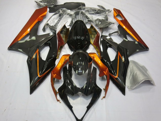 05-06 Naranja Quemado & Negro GSXR 1000 Carenado 05-06 Naranja Quemado & Negro GSXR 1000 Carenado