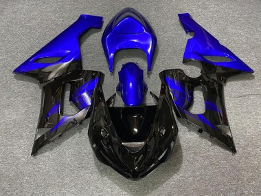 05-06 Negro Brillante & Azul ZX6R Carenado