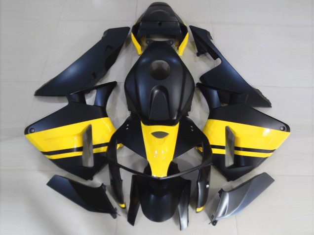 05-06 Negro Mate & Amarillo Brillante CBR600RR Carenado 05-06 Negro Mate & Amarillo Brillante CBR600RR Carenado