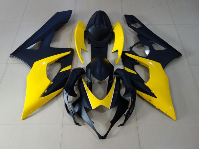 05-06 Negro Mate & Amarillo GSXR 1000 Carenado 05-06 Negro Mate & Amarillo GSXR 1000 Carenado