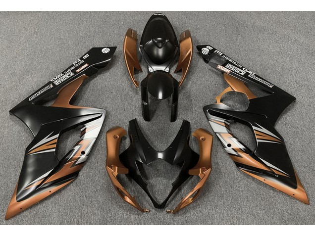 05-06 Negro Mate & Bronce GSXR 1000 Carenado 05-06 Negro Mate & Bronce GSXR 1000 Carenado