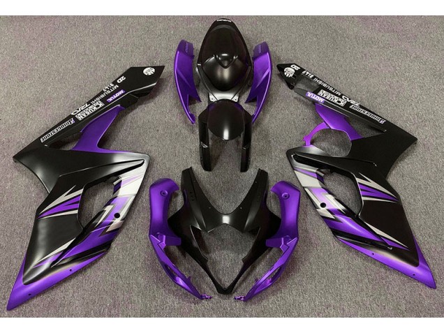 05-06 Negro Mate & Morado GSXR 1000 Carenado 05-06 Negro Mate & Morado GSXR 1000 Carenado