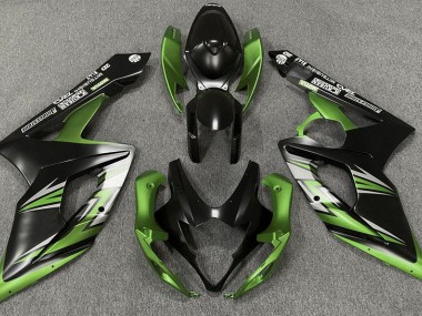 05-06 Negro Mate & Verde GSXR 1000 Carenado