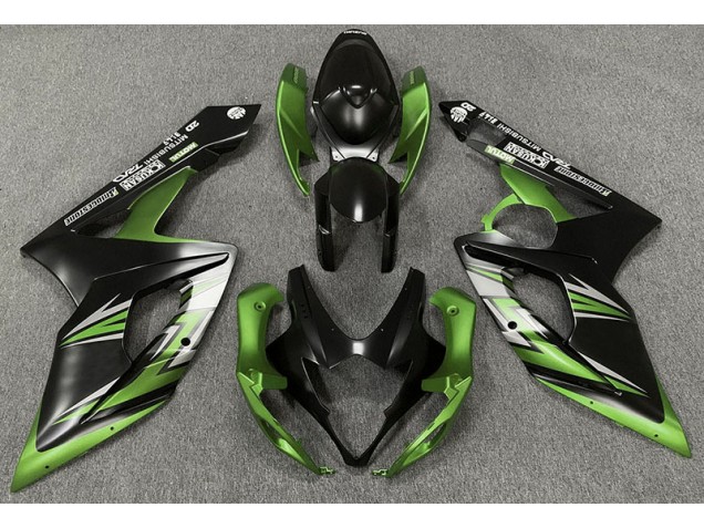 05-06 Negro Mate & Verde GSXR 1000 Carenado 05-06 Negro Mate & Verde GSXR 1000 Carenado