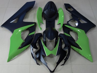 05-06 Negro Mate & Verde GSXR 1000 Carenado