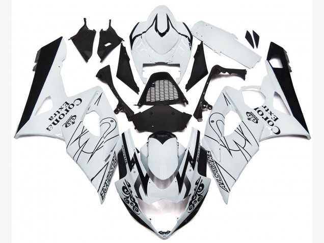 05-06 OEM Estilo Blanco Corona GSXR 1000 Carenado 05-06 OEM Estilo Blanco Corona GSXR 1000 Carenado