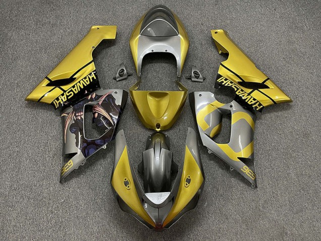 05-06 Oro & Plata ZX6R Carenado 05-06 Oro & Plata ZX6R Carenado
