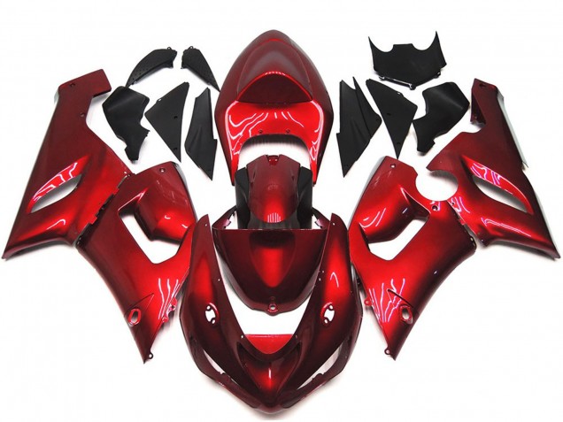 05-06 Rojo Granate ZX6R Carenado 05-06 Rojo Granate ZX6R Carenado