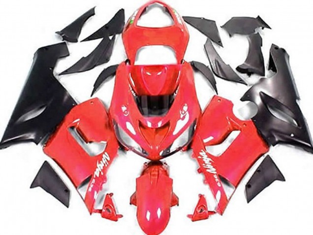 05-06 Rojo & Negro Mate ZX6R Carenado 05-06 Rojo & Negro Mate ZX6R Carenado
