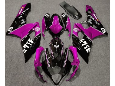05-06 Rosa Brillante & Negro Personalizado GSXR 1000 Carenado