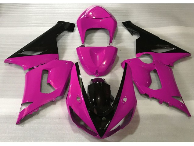 05-06 Rosa Brillante & Negro ZX6R Carenado 05-06 Rosa Brillante & Negro ZX6R Carenado