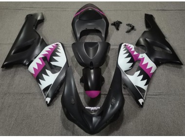 05-06 Tiburón Negro Mate & Rosa ZX6R Carenado