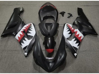 05-06 Tiburón Negro Mate ZX6R Carenado