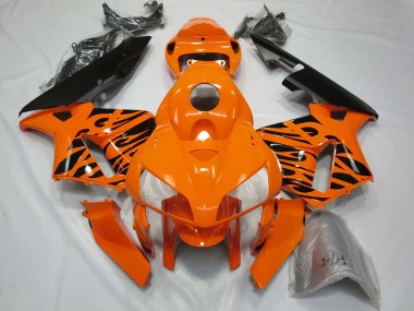 05-06 Tribales Naranja CBR600RR Carenado