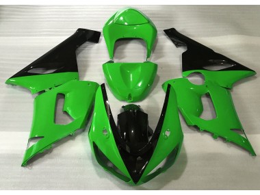 05-06 Verde Brillante & Negro ZX6R Carenado