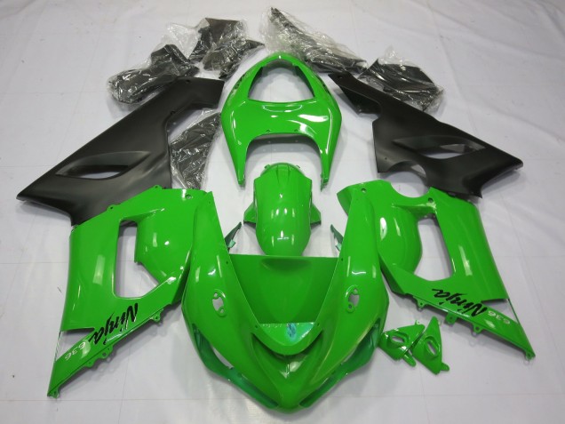 05-06 Verde Negro ZX6R Carenado 05-06 Verde Negro ZX6R Carenado