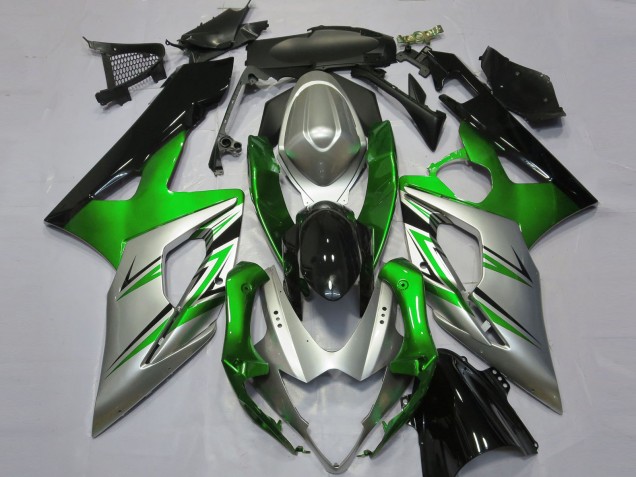05-06 Verde Plata & Negro GSXR 1000 Carenado 05-06 Verde Plata & Negro GSXR 1000 Carenado