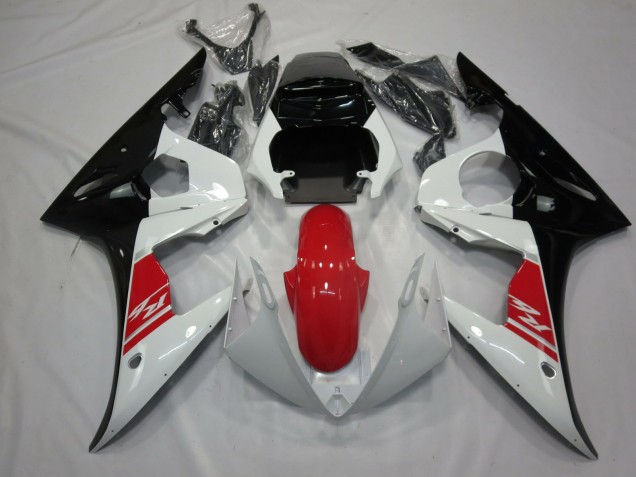 05 Negro Blanco & Rojo R6 Carenado 05 Negro Blanco & Rojo R6 Carenado