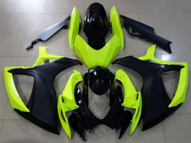 06-07 Amarillo Brillante & Negro GSXR 600-750 Carenado