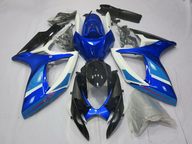 06-07 Azul Claro & Oscuro GSXR 600-750 Carenado 06-07 Azul Claro & Oscuro GSXR 600-750 Carenado