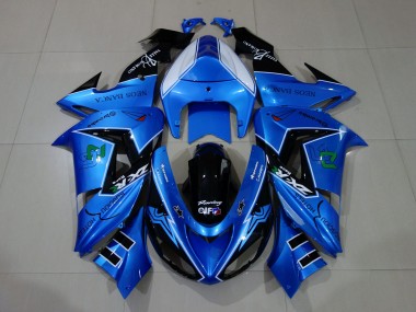 06-07 Azul Líquido & Logotipos ZX10R Carenado