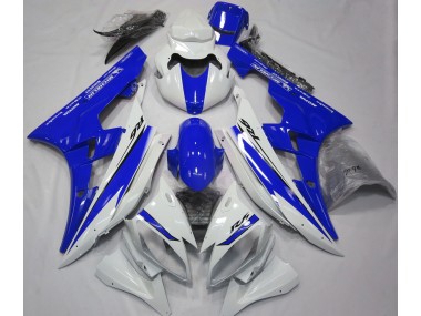 06-07 Blanco Brillante & Azul R6 Carenado