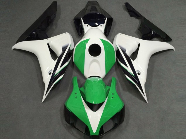 06-07 Blanco Brillante Verde Negro CBR1000RR Carenado 06-07 Blanco Brillante Verde Negro CBR1000RR Carenado
