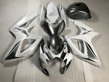 06-07 Blanco Mate & Gris GSXR 600-750 Carenado