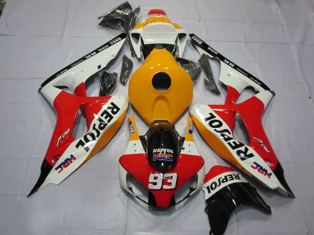 06-07 Blanco Naranja Claro Repsol CBR1000RR Carenado 06-07 Blanco Naranja Claro Repsol CBR1000RR Carenado