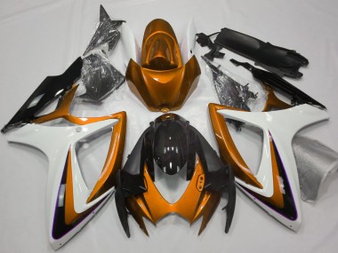 06-07 Degradado Naranja & Blanco GSXR 600-750 Carenado